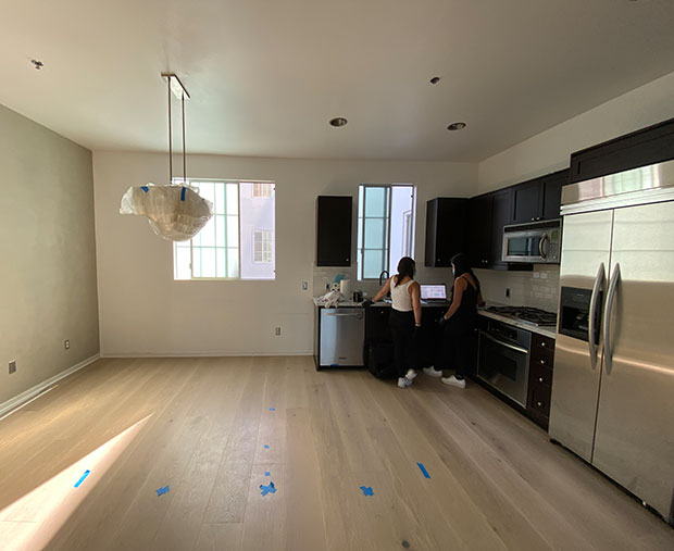 Kitchen remodel in Playa Vista, Los Angeles before picture