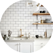 Subway Tile Backsplash