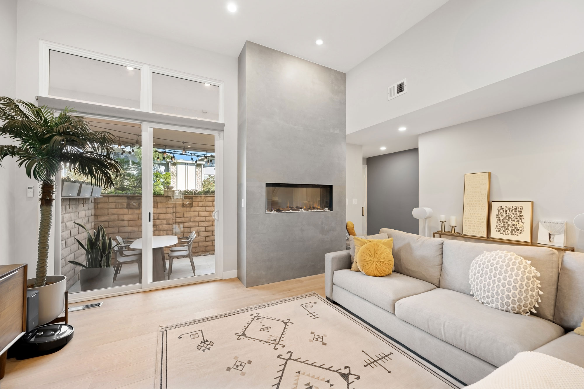 Living Room and Patio