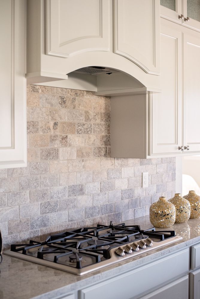 Travertine Backsplash