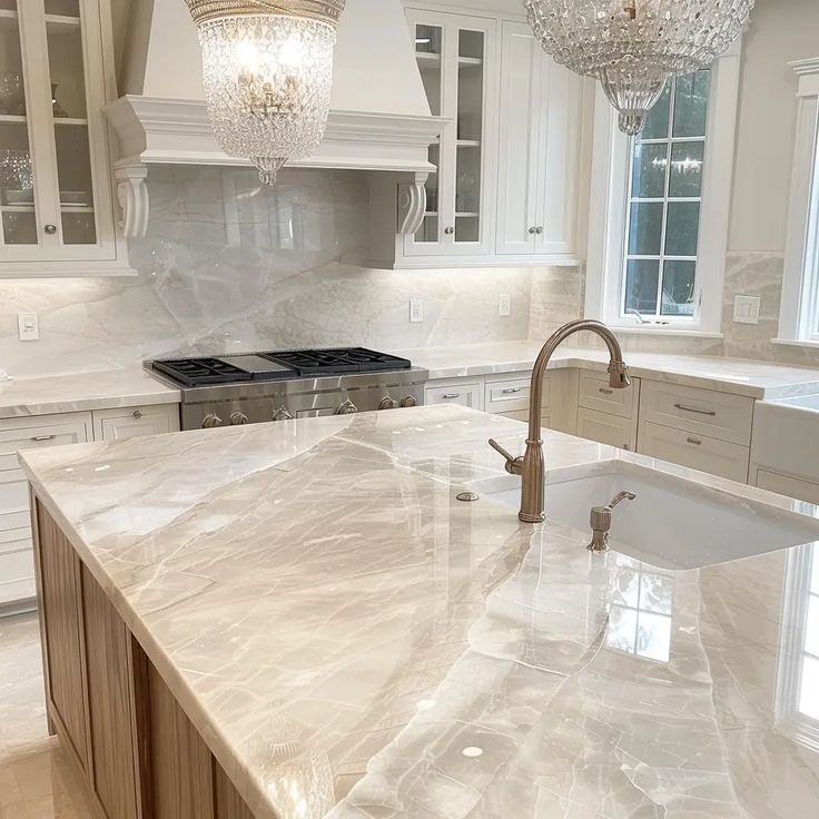 Quartzite Backsplash