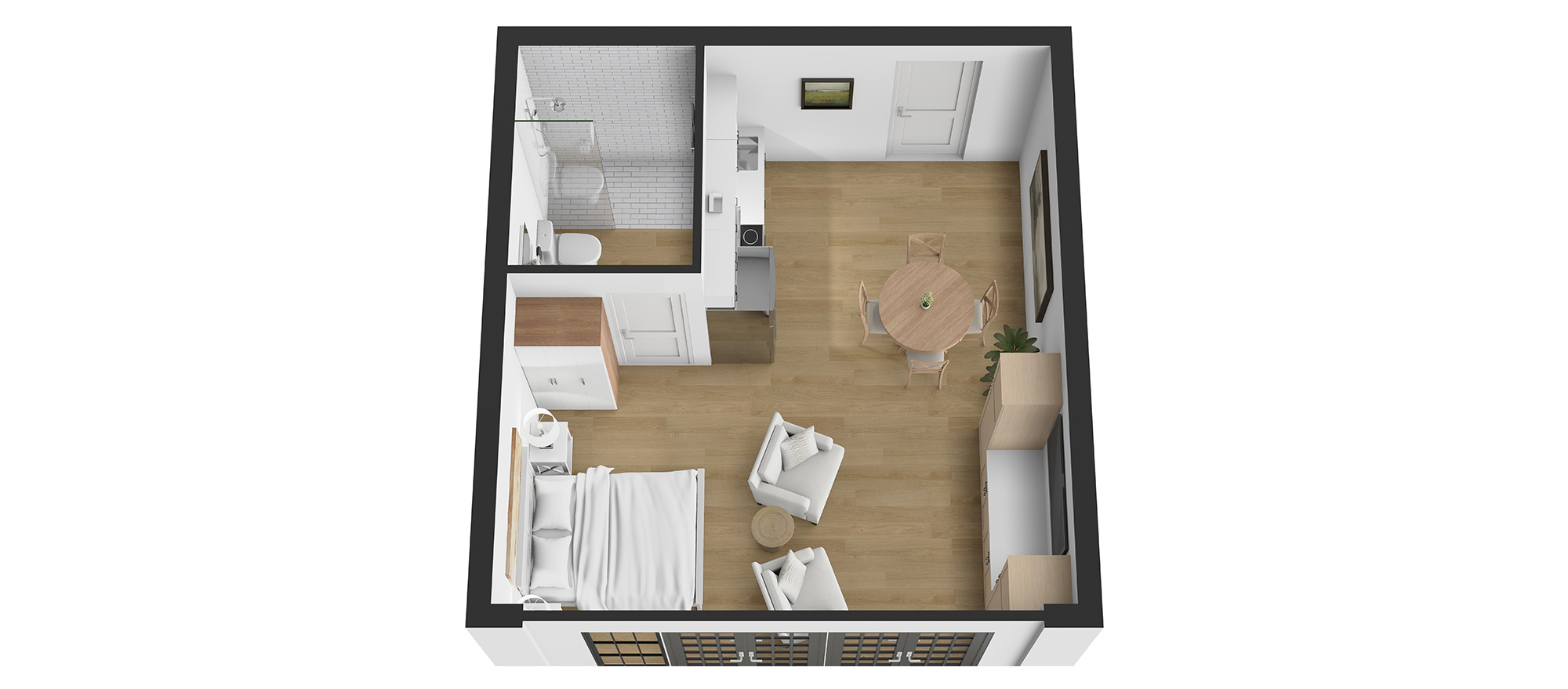 3D Studio ADU Floorplan