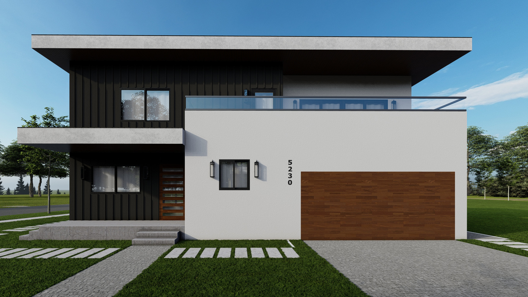 The Vista Oughton ADU Exterior Design
