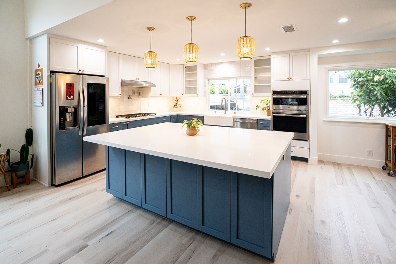 - Oasis Builders, Inc. Cloe ceramic 5 x 5 tile in white for the backsplash