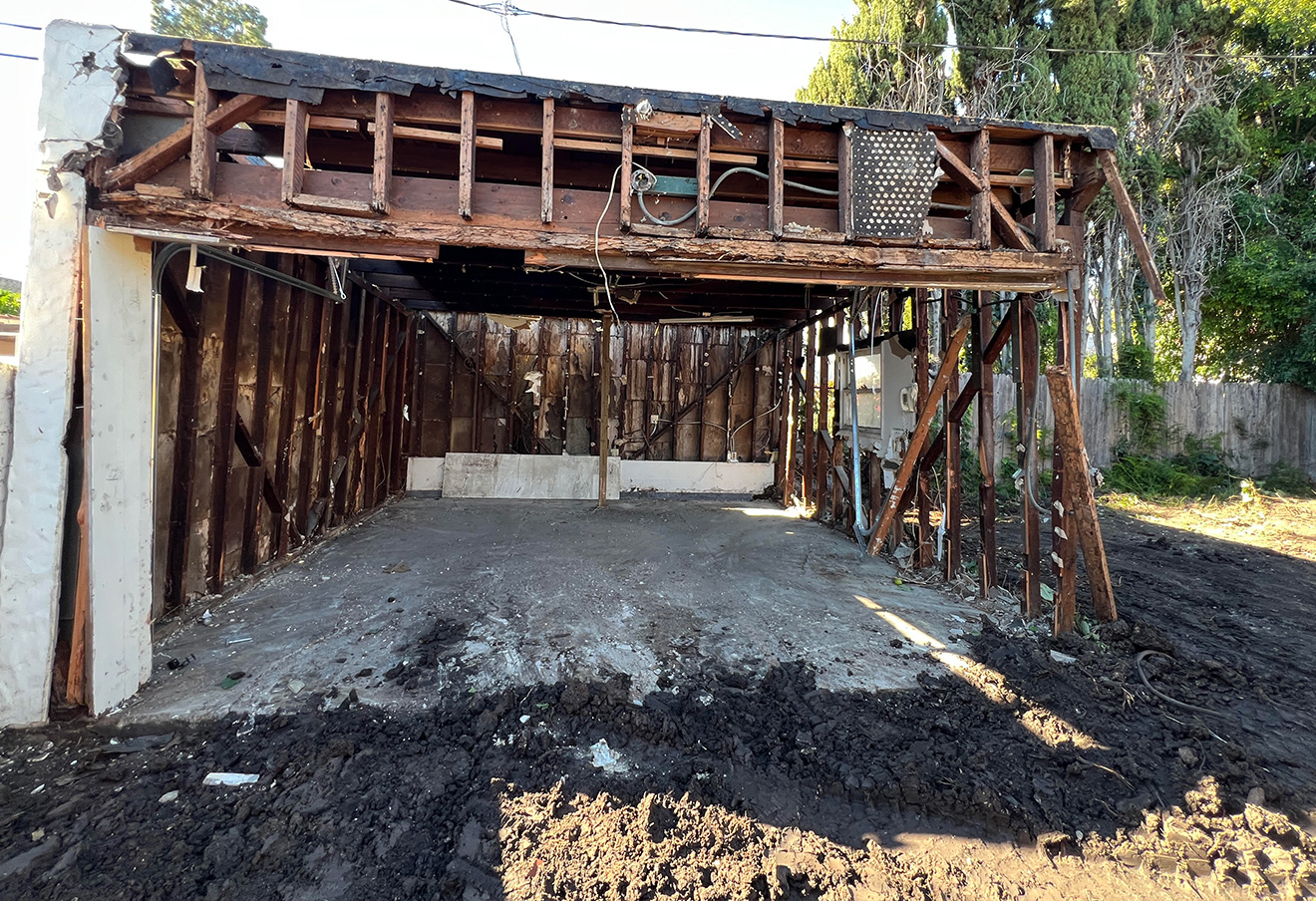 Garage ADU Conversion Before