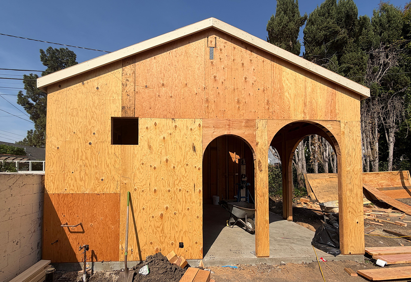 Garage ADU Conversion Framing